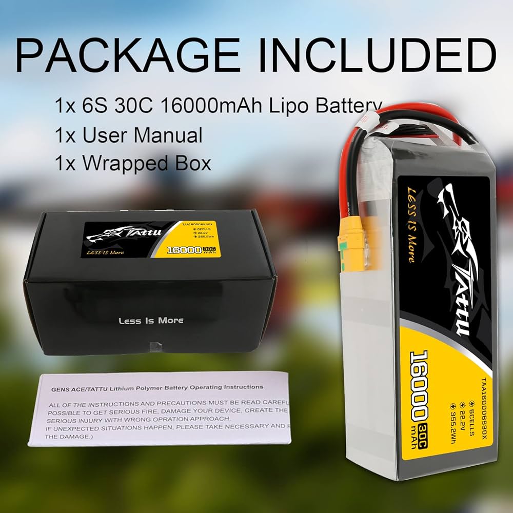 リポバッテリー　16000mAh Amazon | HRB Lipoバッテリーパック16000mAh 22.2V 25C 6s with